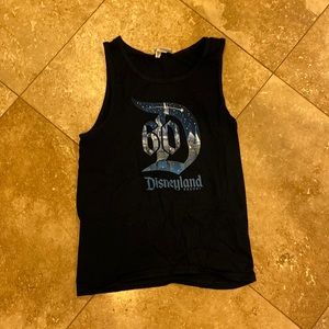 Disneyland resort 60th anniversary tank top. Worn 2 times. Purchased from park.
